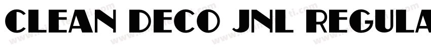 Clean Deco JNL Regular字体转换